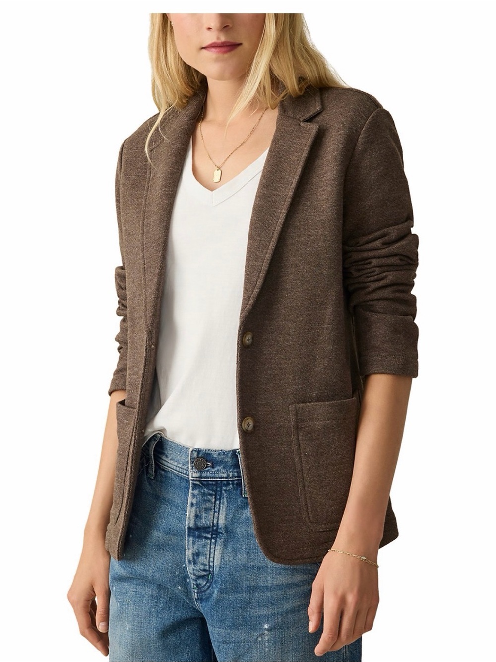 New With Tags Faherty Inlet Knit Blazer Sz S